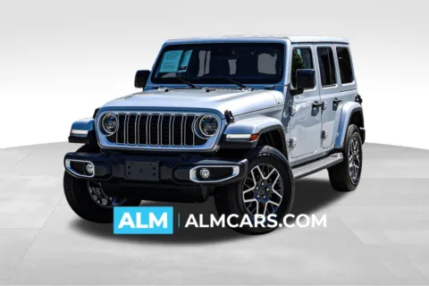 Silver 2024 Jeep Wrangler Sahara for sale in Newnan, GA