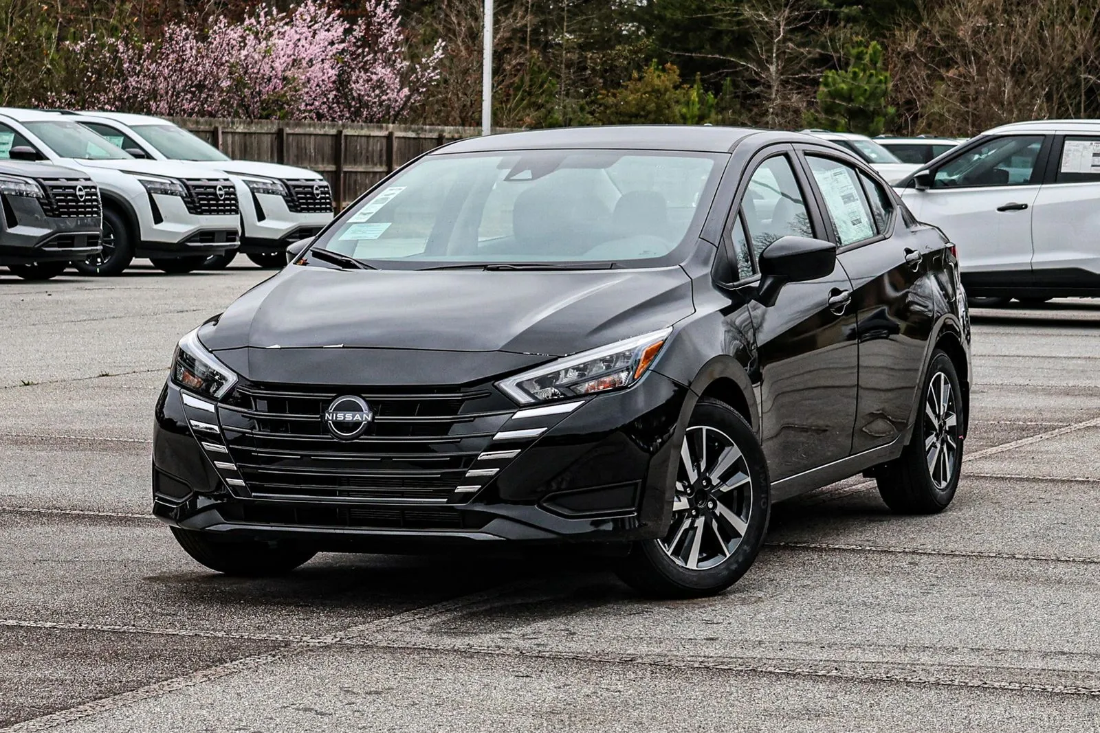 Black 2025 Nissan Versa 1.6 SV for sale in Newnan, GA
