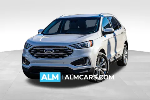 White 2020 Ford Edge Titanium for sale in Newnan, GA