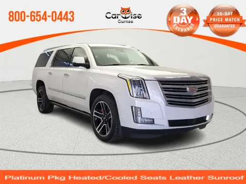 White 2017 Cadillac Escalade ESV Platinum Edition for sale in Gurnee, IL