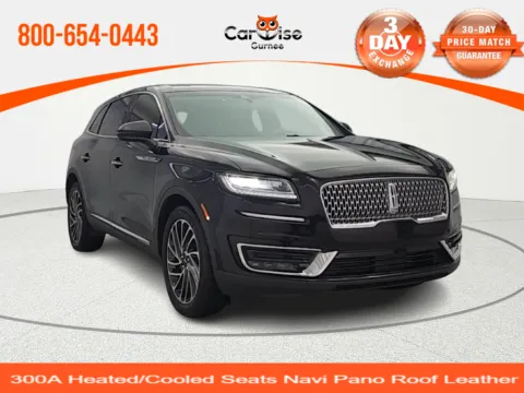 Black 2019 Lincoln Nautilus Reserve for sale in Gurnee, IL