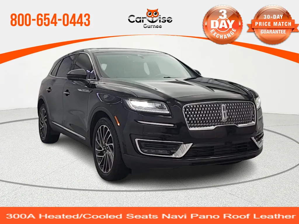 Black 2019 Lincoln Nautilus Reserve for sale in Gurnee, IL