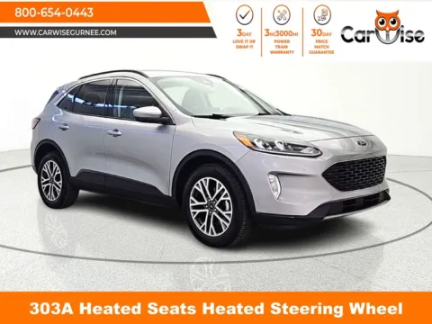 Silver 2021 Ford Escape Hybrid SEL for sale in Gurnee, IL