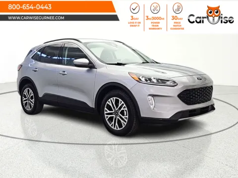 Silver 2021 Ford Escape Hybrid SEL for sale in Gurnee, IL