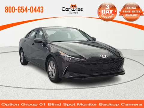 Black 2021 Hyundai Elantra SE for sale in Gurnee, IL
