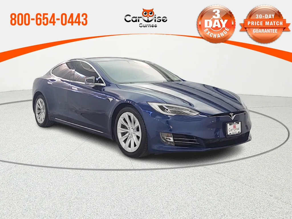 Blue 2017 Tesla Model S 75D for sale in Gurnee, IL