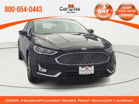 Black 2019 Ford Fusion Hybrid Titanium for sale in Gurnee, IL