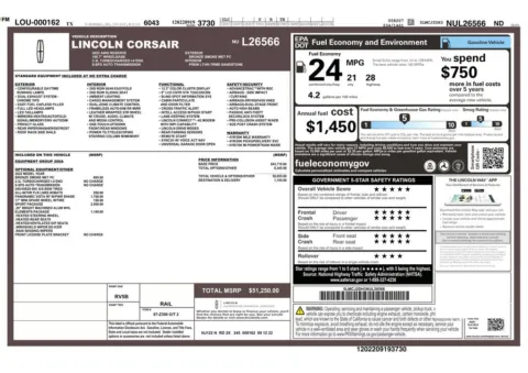Another view of 2022 Lincoln Corsair Reserve for sale in Gurnee, IL at CarWise Gurnee