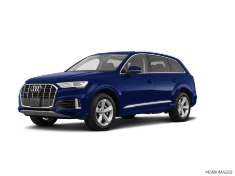 Blue 2021 Audi Q7 45 Premium for sale in Gurnee, IL