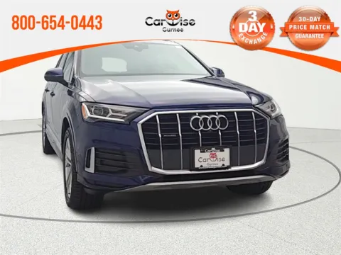 Blue 2021 Audi Q7 45 Premium for sale in Gurnee, IL