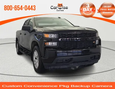 Black 2020 Chevrolet Silverado 1500 Custom for sale in Gurnee, IL