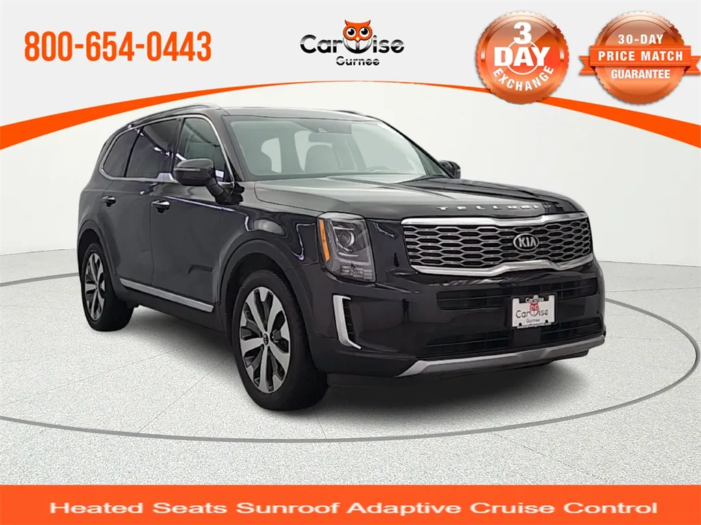 Black 2021 Kia Telluride S for sale in Gurnee, IL