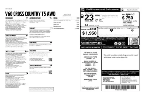 Another view of 2016 Volvo V60 Cross Country T5 for sale in Gurnee, IL at CarWise Gurnee