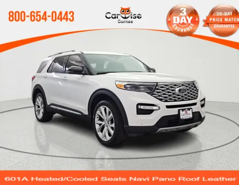 White 2022 Ford Explorer Platinum for sale in Gurnee, IL