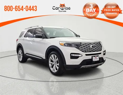 White 2022 Ford Explorer Platinum for sale in Gurnee, IL