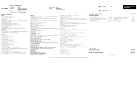 Another view of 2023 Lexus ES 350 for sale in Gurnee, IL at CarWise Gurnee