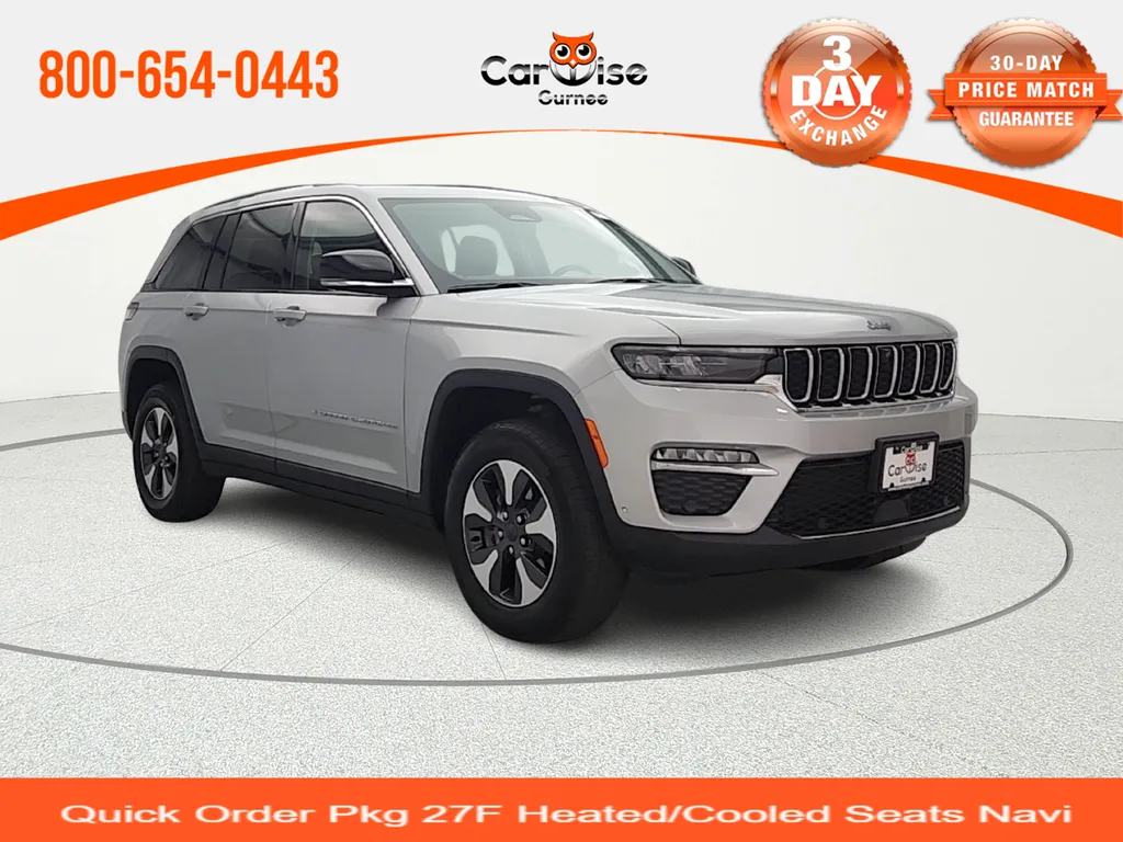 Silver 2023 Jeep Grand Cherokee 4xe for sale in Gurnee, IL