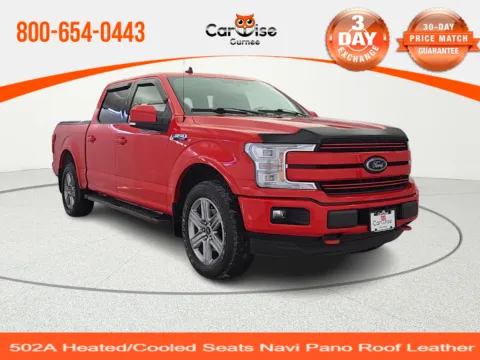 Red 2019 Ford F-150 Lariat for sale in Gurnee, IL