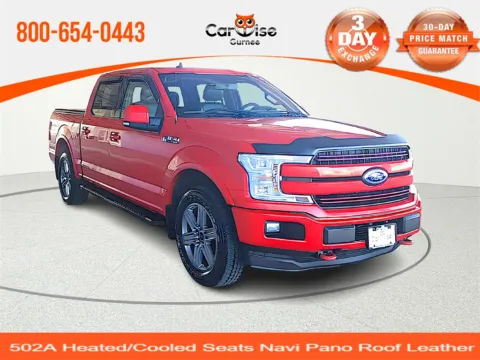 Red 2019 Ford F-150 Lariat for sale in Gurnee, IL