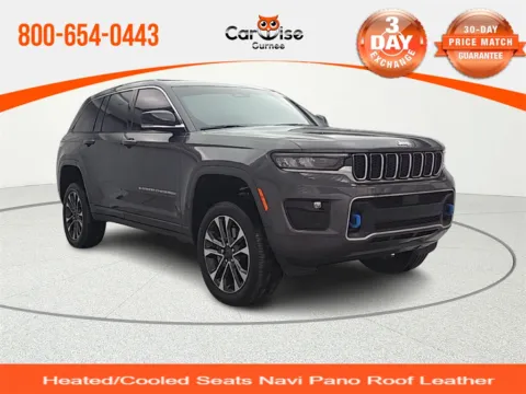 Gray 2023 Jeep Grand Cherokee Overland 4xe for sale in Gurnee, IL