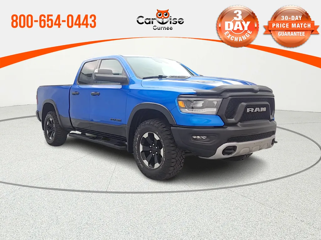 Blue 2021 Ram 1500 Rebel for sale in Gurnee, IL