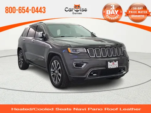 Gray 2018 Jeep Grand Cherokee Overland for sale in Gurnee, IL