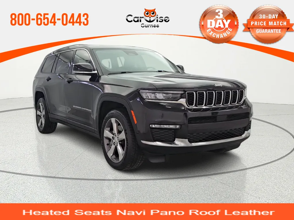 Black 2021 Jeep Grand Cherokee L Limited for sale in Gurnee, IL
