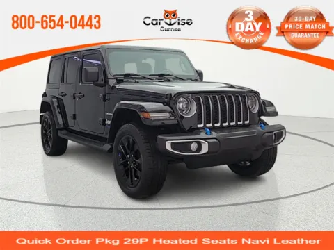 Black 2022 Jeep Wrangler Unlimited Sahara 4xe for sale in Gurnee, IL