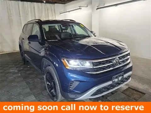 Blue 2023 Volkswagen Atlas 2.0T SE w/Technology for sale in Gurnee, IL