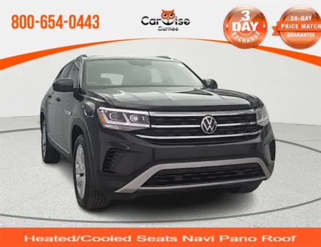 Black 2021 Volkswagen Atlas Cross Sport 3.6L V6 SEL for sale in Gurnee, IL