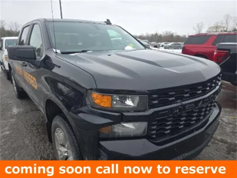 Black 2021 Chevrolet Silverado 1500 Custom for sale in Gurnee, IL