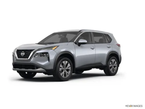 Silver 2022 Nissan Rogue SV for sale in Gurnee, IL