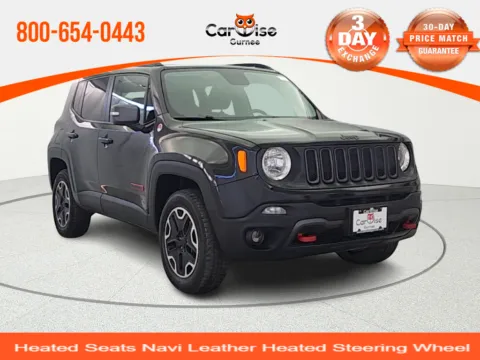 Black 2016 Jeep Renegade Trailhawk for sale in Gurnee, IL