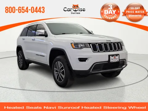White 2021 Jeep Grand Cherokee Limited for sale in Gurnee, IL