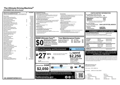 Another view of 2023 BMW 3 Series 330i xDrive for sale in Gurnee, IL at CarWise Gurnee