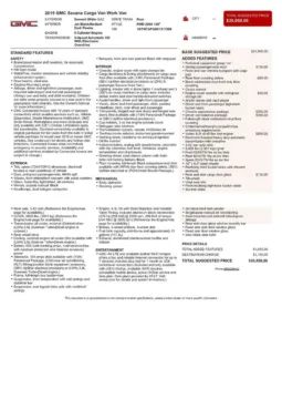 Another view of 2019 GMC Savana 2500 Work Van for sale in Gurnee, IL at CarWise Gurnee