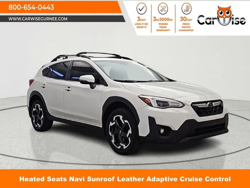 White 2021 Subaru Crosstrek Limited for sale in Gurnee, IL