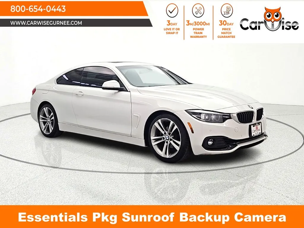 White 2018 BMW 4 Series 430i for sale in Gurnee, IL