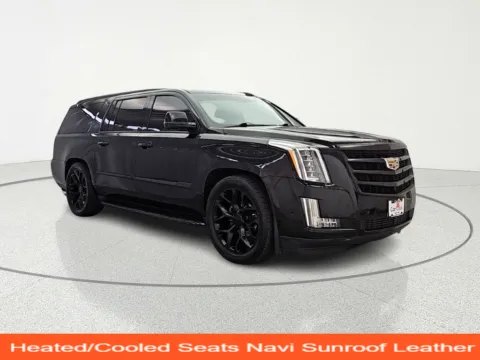 Black 2018 Cadillac Escalade ESV Luxury for sale in Gurnee, IL