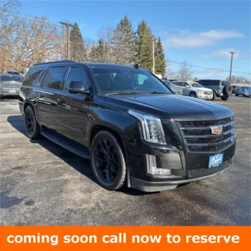 Black 2018 Cadillac Escalade ESV Luxury for sale in Gurnee, IL