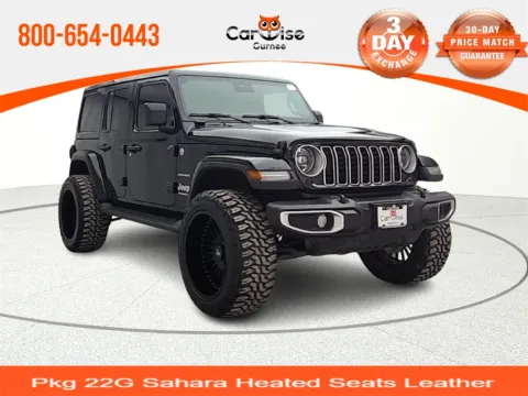 Black 2024 Jeep Wrangler Sahara for sale in Gurnee, IL