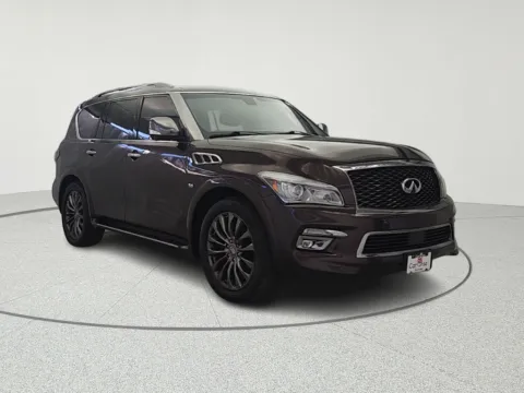Brown 2015 INFINITI QX80 for sale in Gurnee, IL