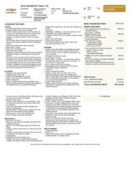 Another view of 2016 Chevrolet Tahoe LTZ for sale in Gurnee, IL at CarWise Gurnee