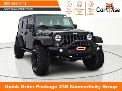 Black 2016 Jeep Wrangler Unlimited Sport for sale in Gurnee, IL