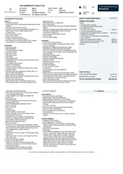 Another view of 2020 Maserati Ghibli S Q4 for sale in Gurnee, IL at CarWise Gurnee