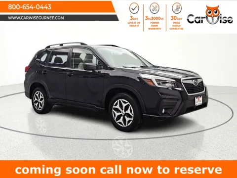 Black 2021 Subaru Forester Premium for sale in Gurnee, IL