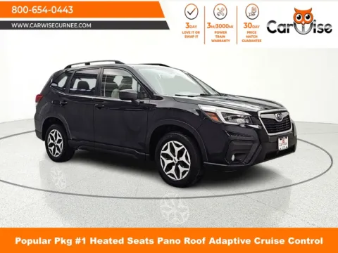 Black 2021 Subaru Forester Premium for sale in Gurnee, IL