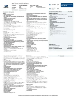 Another view of 2021 Subaru Forester Premium for sale in Gurnee, IL at CarWise Gurnee