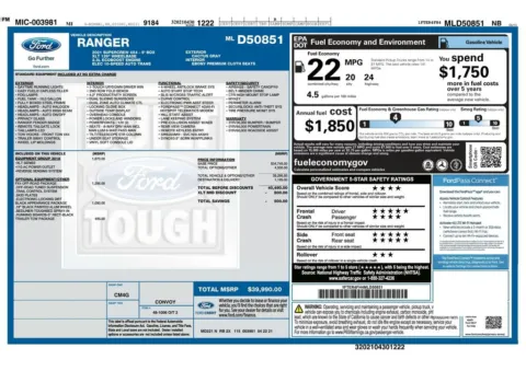 Another view of 2021 Ford Ranger XLT for sale in Gurnee, IL at CarWise Gurnee