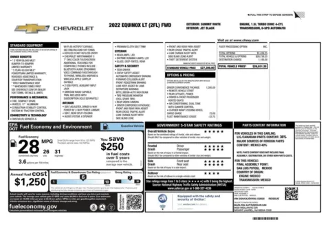 Another view of 2022 Chevrolet Equinox LT for sale in Gurnee, IL at CarWise Gurnee